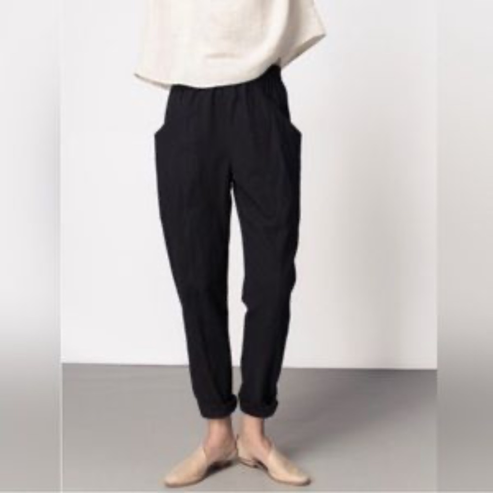 Elizabeth Suzann Clyde Work Pants Black